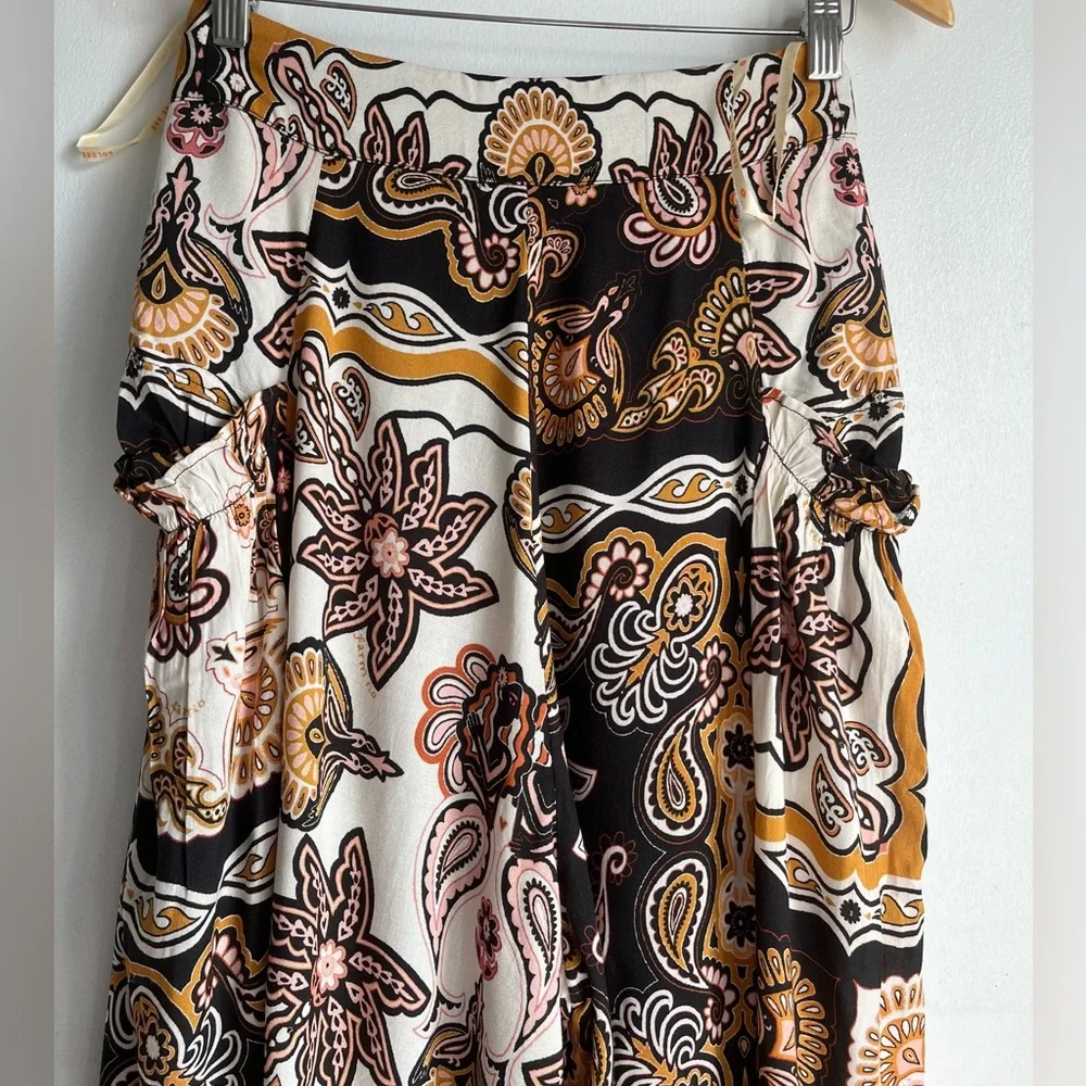 FARM RIO Anthropologie Printed Wide Leg Pants - Picture 8 of 13